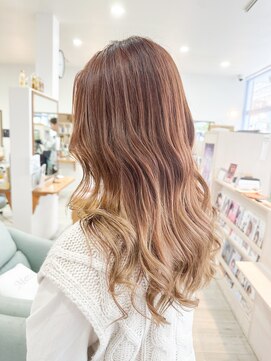 エルフ(elf) ベージュ×グラデーションカラー/にしじまみえ