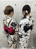 浴衣ヘアセット