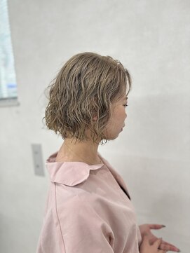 セイル(Sail) クセを生かしたハイトーンボブ♪(淡路駅)