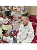 -80's American barber shop-