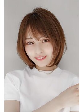 ギークス(GEEKS) 【GEEKS渋谷】ボブウルフ/小顔/レイヤー/ベージュ/ブリーチなし