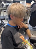波巻きツイストスパイラルパーマ/フェザーパーマ/眉毛/メンズ
