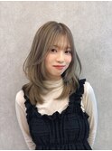 イメチェン/美髪/ブルーブラック/ホワイトブロンド/ブリーチなし