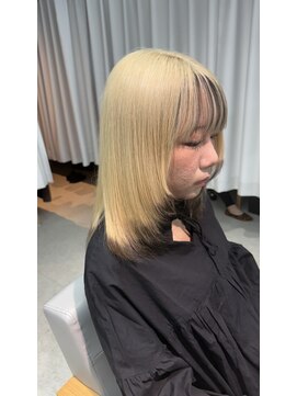 ブレイク 静岡掛川店(BREK) ブロンドエンドカラー/似合わせカット
