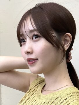 アンフィニー 銀座(ANFINI) 顔まわり/前髪カット/サイドバング/おくれ毛/小顔前髪/美髪/銀座