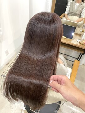 美髪専門サロン バイ マイル(美髪専門サロン by mile) 【髪質改善カラー】ピンクブラウン