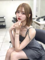 ユーフォリア 銀座(Euphoria)&nbsp;【Conomi】ボブ ベージュカラー 銀座 モテヘア