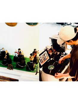 401こだわりの店内で遊び心あふれるひとときを。お客様一人ひとりの"なりたい自分"に寄り添います。