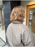 ボブ癖毛風パーマ/外国人風