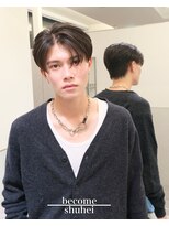 ビカムメンズヘアー 栄店(become men's hair)&nbsp;シースルーセンターパート
