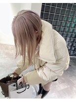 ペレ 栄店(PELE)&nbsp;クラゲヘアー/小顔に見せるヘア/ココアベージュ/栄