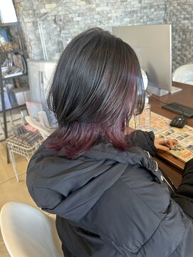 アチーブ ヘア デザイン(achieve hair design) #インナーカラー