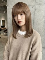 アッシュ 亀戸東口店(Ash) 似合わせカット/ミルクティカラー/くびれヘア/韓国風