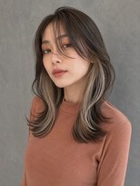 トリニティ(trinity) ブリーチインナーカラー イヤリングカラー ミルクティーベージュ