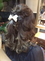 サロンドミルク 原宿(salon de MiLK)&nbsp;【サロンドミルク原宿】波巻きハーフアップ