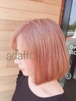 ヘアーデザイン アダット(HAIR DESIGN Adatto.) パステルピンク