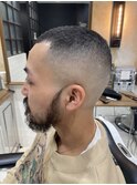 【LUDLOW BROS.】田宮 ヒゲパーマ ボウズフェード 濡れパン 髭