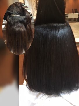 ダブルオーバイオーバーレイ 武蔵新城(w/o by Overlay) 自然に仕上がる縮毛矯正【施術例】〔武蔵新城〕〔縮毛矯正〕