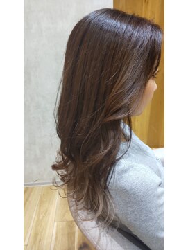 フィゼル あべのルシアス店(Aujua fizelle) ハイライトからのミルクティー