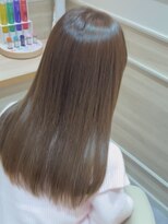 アンド ラ ブランシュ(&.La Blanche) イメチェンヘアスタイル/フェミニンロング/ダークアッシュ/大宮