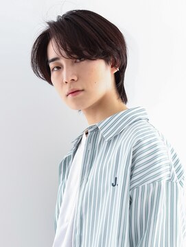 ラミ(L'ami) 大人の色気◎韓国風ウルフマッシュ/センターパート