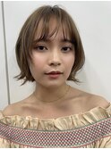 大人ガーリーショートボブ