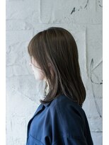 髪と生活 美容室 グレージュ