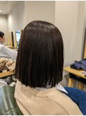 切りっぱなしボブ