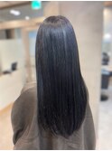 黒髪ロングストレート