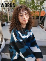 ワークス ヘアデザイン(WORKS HAIR DESIGN)&nbsp;ミディアムカーリースタイル　スパイラルパーマ
