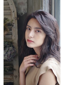 レト 新小岩(reto) 外国人風３Dナチュラルパーマ×セミロング【20代30代40代50代】