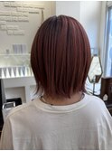 【フューシャピンクとボブで大人っぽく決める☆】八戸ショート