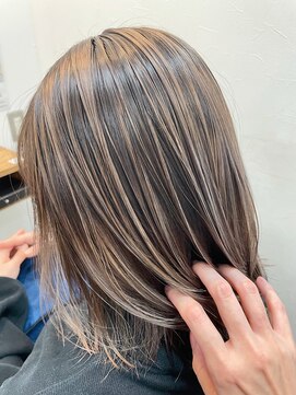 ポール 行徳店 グレージュ/バレイヤージュ