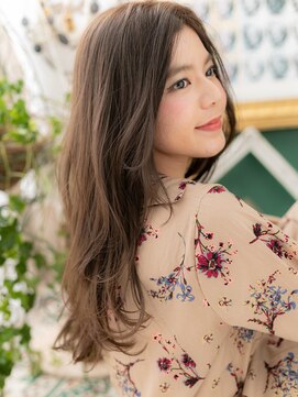 カバーヘア ブリス 北浦和(COVER HAIR bliss) ★センターパー大人巻き毛先パーマかきあげロング20代30代★1