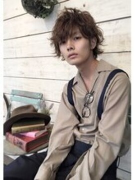 ノットバイベル 大宮(knot by belle) メンズ 脱力感がセクシーなパーマスタイル