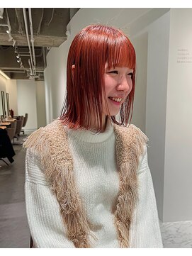 ゴカンムード(Gokan mood) 髪質改善白髪ぼかしインナーカラー縮毛矯正ブリーチハイライト