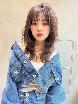 リベルテ(LIBERTE) LIBERTE銀座　チョコブラウン×顎下レイヤー