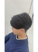 曲がる縮毛矯正で作るセンターパート