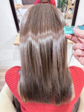 エスト 幕張本郷(est.) 大人かわいい小顔黒髪ココアベージュオリーブグレークラゲヘアー