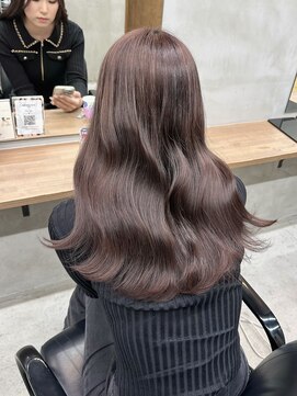 アンジェリカ 立町店(ANGELICA) ブリーチ無し　艶巻き　ベージュ