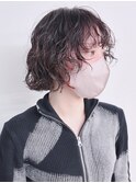 【松戸　テラカド】大人可愛いプードルボブレイヤーパーマ黒髪
