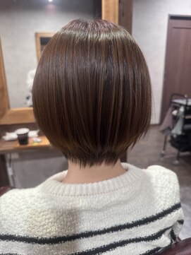 レリーヘアーデザイン(lelie hair design) -lelie-Yuma☆丸みを残したストレートスタイル