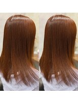 トゥルース 千葉店(TRUTH)&nbsp;髪質改善カラー×カッパーオレンジ