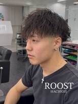 ルースト 八王子店(ROOST) MEN'SHAIR/ツイストパーマ/フェードマッシュ/眉毛/八王子