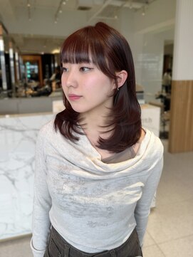 コードセブンス(Chord seventh) 【KANON】ミディアムレイヤー チェリーピンク