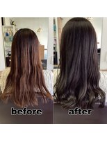 モンド ヘアクリエーション 新栄店(monde hair creation)&nbsp;【monde】before × after × 髪質改善