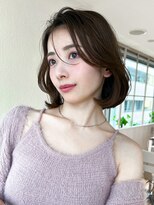 エイミーバイアフロートザガーデン 浦和店(amie by afloat the garden)&nbsp;大人綺麗なグレージュブラウン/ハッシュカットボブ【浦和】