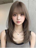 レア 銀座(Le'a)&nbsp;レイヤーカットハイレイヤー顔周りカット韓国風レイヤー髪質改善