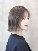 切りっぱなしボブ