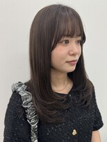 アニー 松戸(ANNI)&nbsp;オリーブグレー/小顔に見せるヘア/ココアベージュ/松戸駅